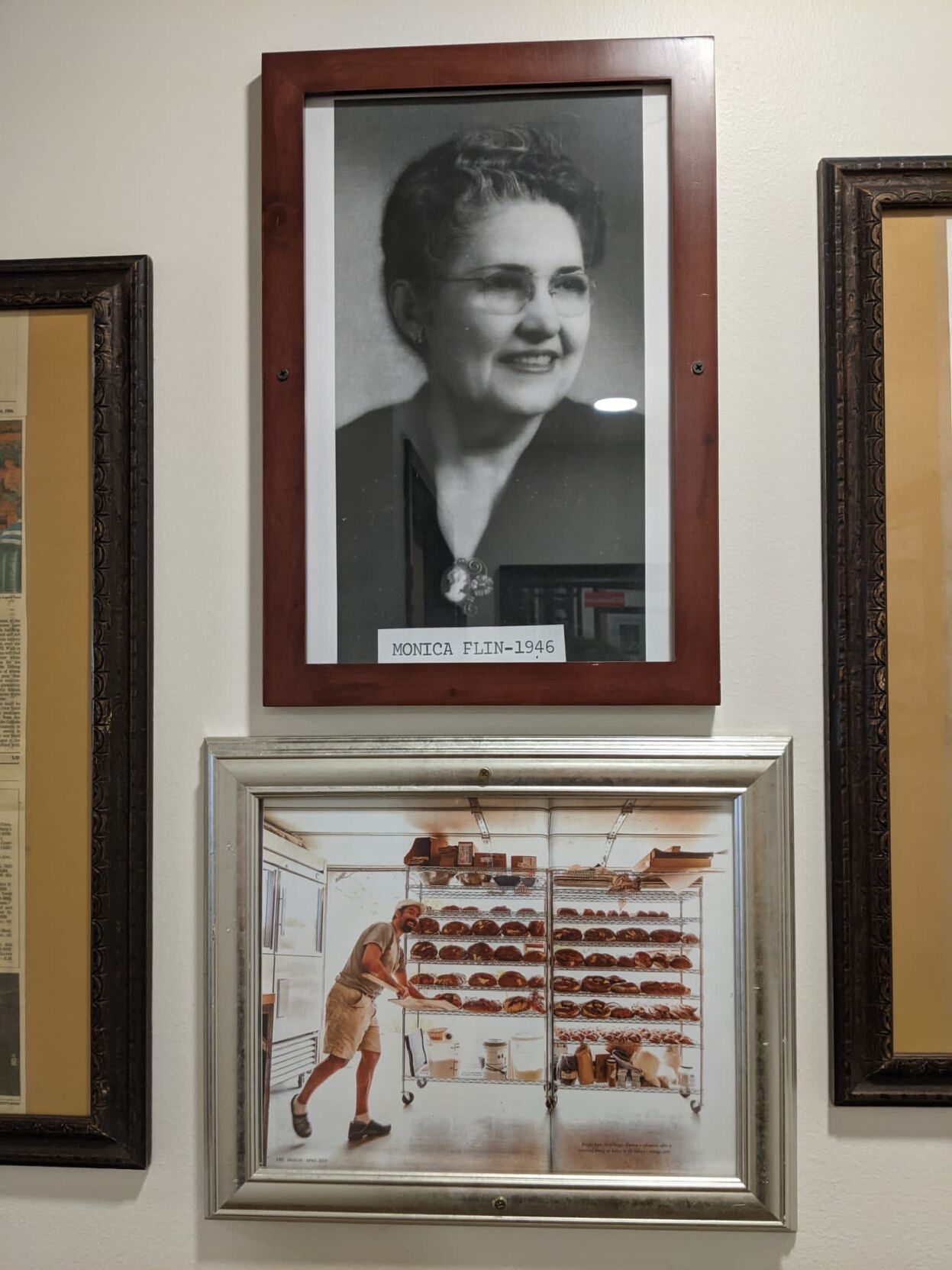 Portraits in the hallway at Barrio Charro